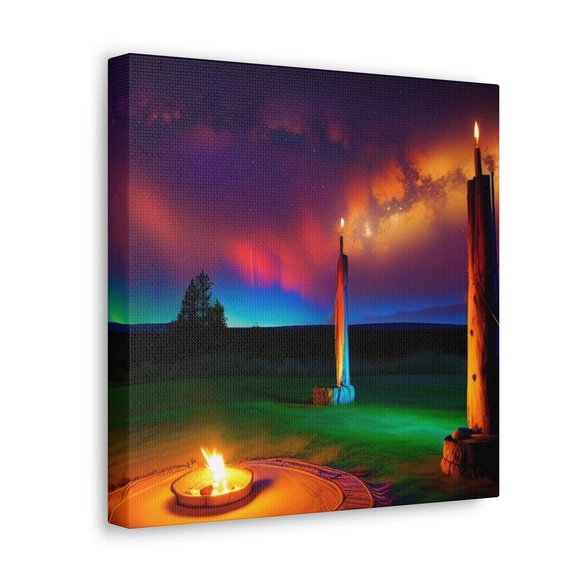 Northern Lights on Canvas Gallery Wraps - Picture 2 of 5